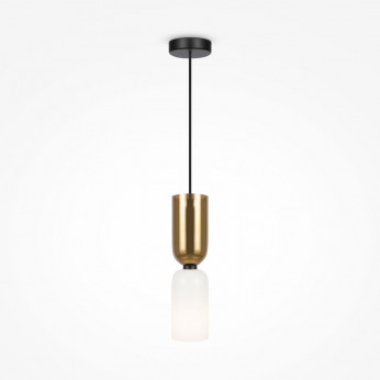 Maytoni Lampada a sospensione dal design moderno con diffusore singolo in vetro Memory