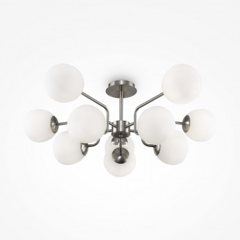 Maytoni Lampadario elegante in metallo con diffusori in vetro a boccia Erich