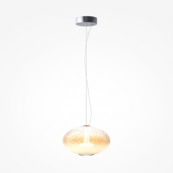 Maytoni Lampada a sospensione moderna con diffusore ovale in vetro a led dimmerabile Bruma
