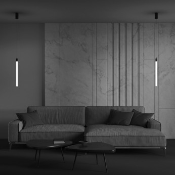 Maytoni Lampada a sospensione piccola con diffusore a led lineare dal design moderno Ray