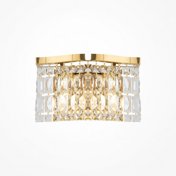 Maytoni Lampada da parete in stile classico in metallo con pendenti in vetro Dune