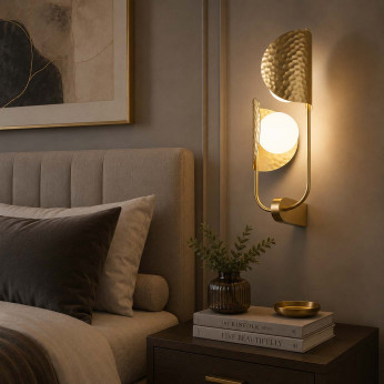 Maytoni Lampada da parete dx in metallo dal design moderno Tropic