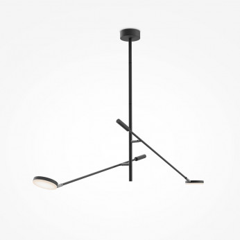 Maytoni Lampada da soffitto in metallo con due diffusori a led dal design moderno Fad