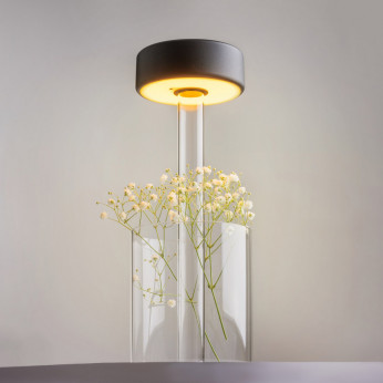 Maytoni Lampada da tavolo in vetro dal design moderno con diffusore a LED ricaricabile AI Collaboration