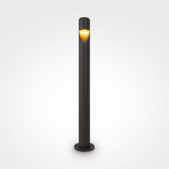 Maytoni Lampione da giardino diffusore a led e struttura in metallo dal design moderno Hagen
