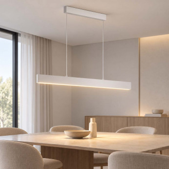 Maytoni Lampadario piccolo con diffusore LED lineare dal design moderno Step