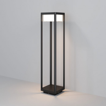 Maytoni Lampione da giardino con diffusore a LED dal design moderno Baker Street