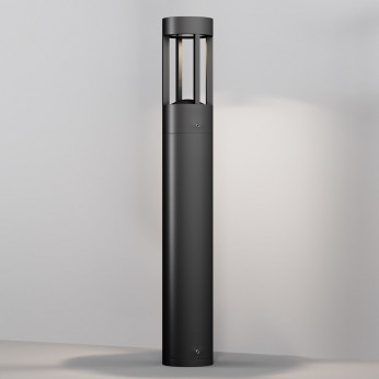 Maytoni Lampione da giardino con struttura in alluminio diffusore a LED in vetro Vint