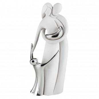 Bongelli Preziosi Scultura da tavolo Famiglia in resina senza base 