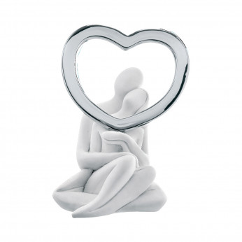 Bongelli Preziosi Statuina con innamorati e cuore Infinity