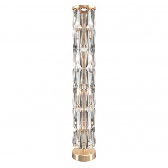Maytoni Lampada da terra piantana moderna con struttura in metallo e diffusore in vetro Puntes