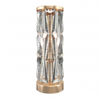 Maytoni Lampada da tavolo con diffusore in vetro e struttura dalle linee moderne Puntes