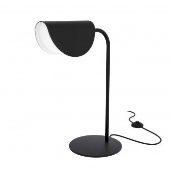 Maytoni Lampada da tavolo con diffusore singolo in metallo dal design moderno Mollis