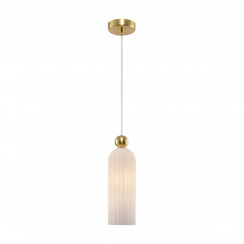 Maytoni Lampada a sospensione con singolo diffusore in vetro dalle linee moderne Antic