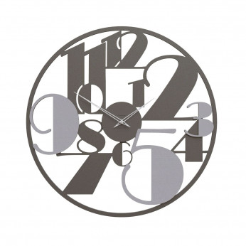 CalleaDesign Orologio da parete in legno dal design moderno lancette in alluminio Cleo