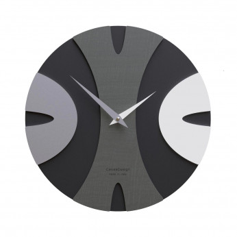 CalleaDesign Orologio da parete rotondo in legno dal design moderno ed elegante Baz
