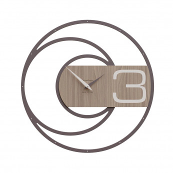 CalleaDesign Orologio da parete in legno dallo stile moderno e minimalista James