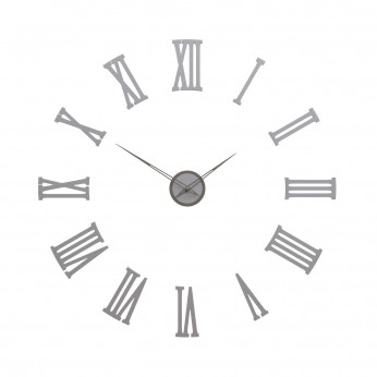 CalleaDesign Orologio da parete in legno con numeri romani dal design moderno da Vinci