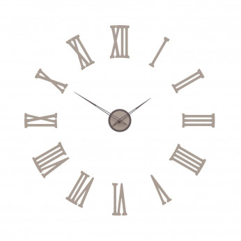 CalleaDesign Orologio da parete in legno con numeri romani dal design moderno da Vinci