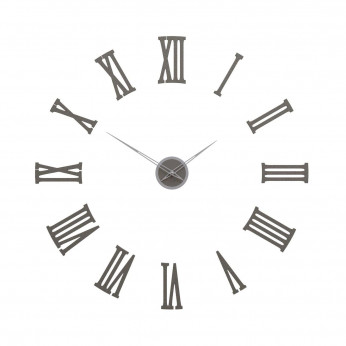 CalleaDesign Orologio da parete in legno con numeri romani dal design moderno da Vinci