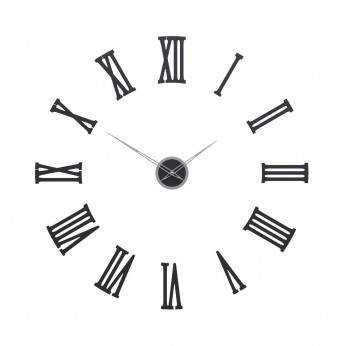 CalleaDesign Orologio da parete in legno con numeri romani dal design moderno da Vinci