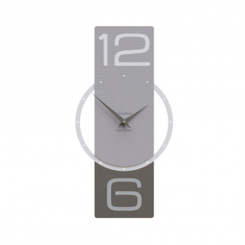 CalleaDesign Orologio da parete verticale in legno dal design moderno ed elegante Zyra