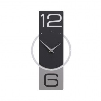 CalleaDesign Orologio da parete verticale in legno dal design moderno ed elegante Zyra