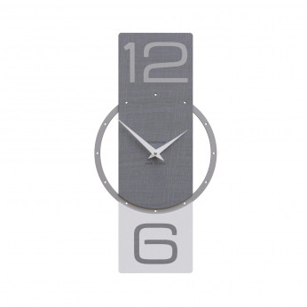 CalleaDesign Orologio da parete verticale in legno dal design moderno ed elegante Zyra
