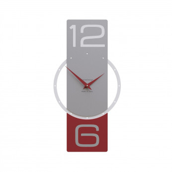 CalleaDesign Orologio da parete verticale in legno dal design moderno ed elegante Zyra