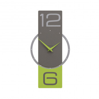 CalleaDesign Orologio da parete verticale in legno dal design moderno ed elegante Zyra