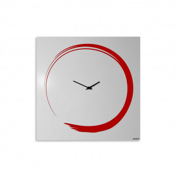 Design Object Orologio da parete ultra minimalista in metallo senza numeri "S-ENSO"