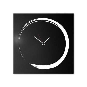 Design Object Orologio da parete ultra minimalista in metallo senza numeri "S-ENSO" 