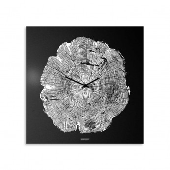 Design Object Orologio da parete in metallo di design italiano per soggiorno "LIFE"