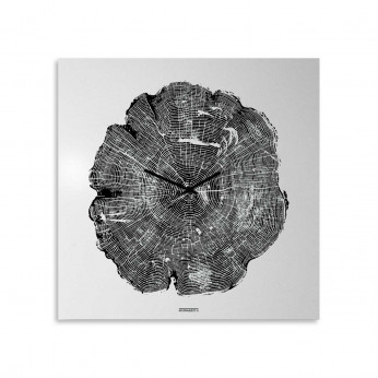 Design Object Orologio da parete in metallo di design italiano per soggiorno "LIFE"