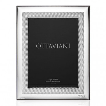 Ottaviani Portafoto da tavolo con cornice in argento silver Design