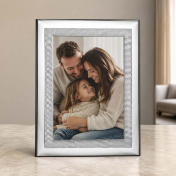 Ottaviani Portafoto da tavolo con cornice in argento silver Design