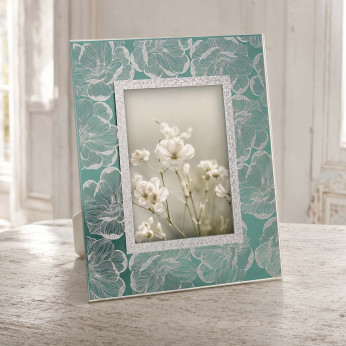 Ottaviani Portafoto da tavolo dal design moderno ed elegante con cornice in cristallo Flora