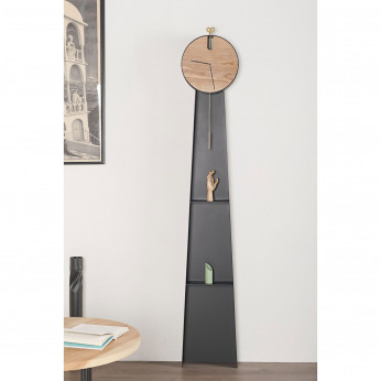 Formae Orologio da parete a pendolo in acciaio verniciato in stile moderno "Otto"