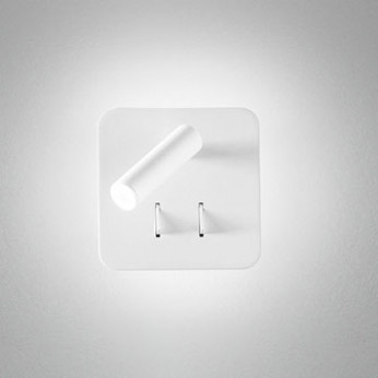 Perenz Applique a Led di design moderno con doppia luce con faretto orientabile Plug