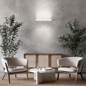 Perenz Applique a led grande con struttura in metallo e diffusore in acrilico Bed