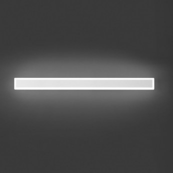 Perenz Applique a led grande lineare con struttura in metallo e diffusore in acrilico Wally