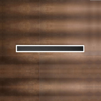 Perenz Applique a led grande lineare con struttura in metallo e diffusore in acrilico Wally