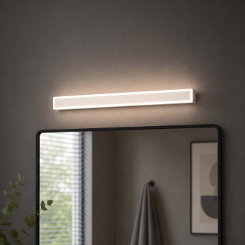 Perenz Applique a led media lineare con struttura in metallo e diffusore in acrilico Wally