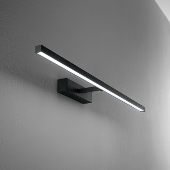 Perenz Applique a led media struttura in metallo e diffusore in acrilico orientabile Riga