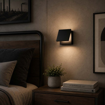 Perenz Applique a LED per camera da letto in metallo diffusore regolabile Secret