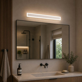 Perenz Applique a led piccola lineare con struttura in metallo e diffusore in acrilico Wally