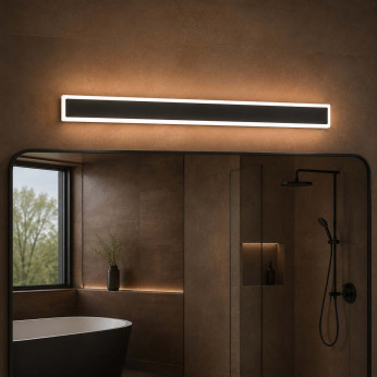 Perenz Applique a led piccola lineare con struttura in metallo e diffusore in acrilico Wally