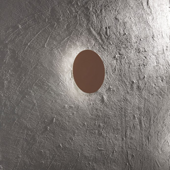 Perenz Applique da parete media a led con struttura in metallo rotonda Nebula