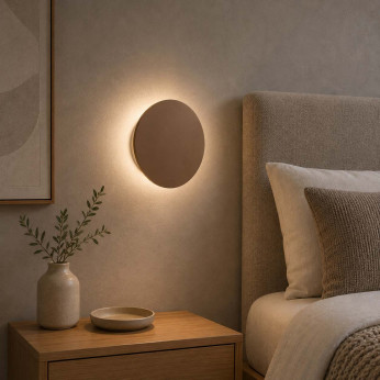 Perenz Applique da parete piccola a led con struttura in metallo rotonda Nebula