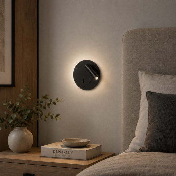 Perenz Applique di design moderno con doppia luce a Led con faretto orientabile Plug